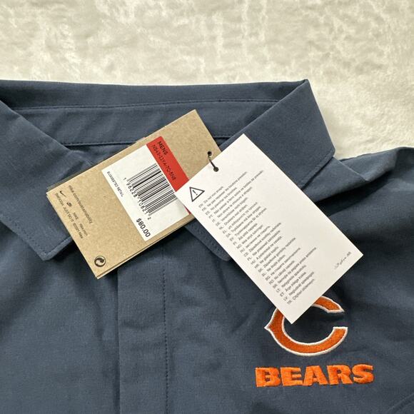 Nike Dri-Fit Chicago Bears Polo Shirt NFL On-Field Apparel Men's Size Large NWT - Picture 9 of 16